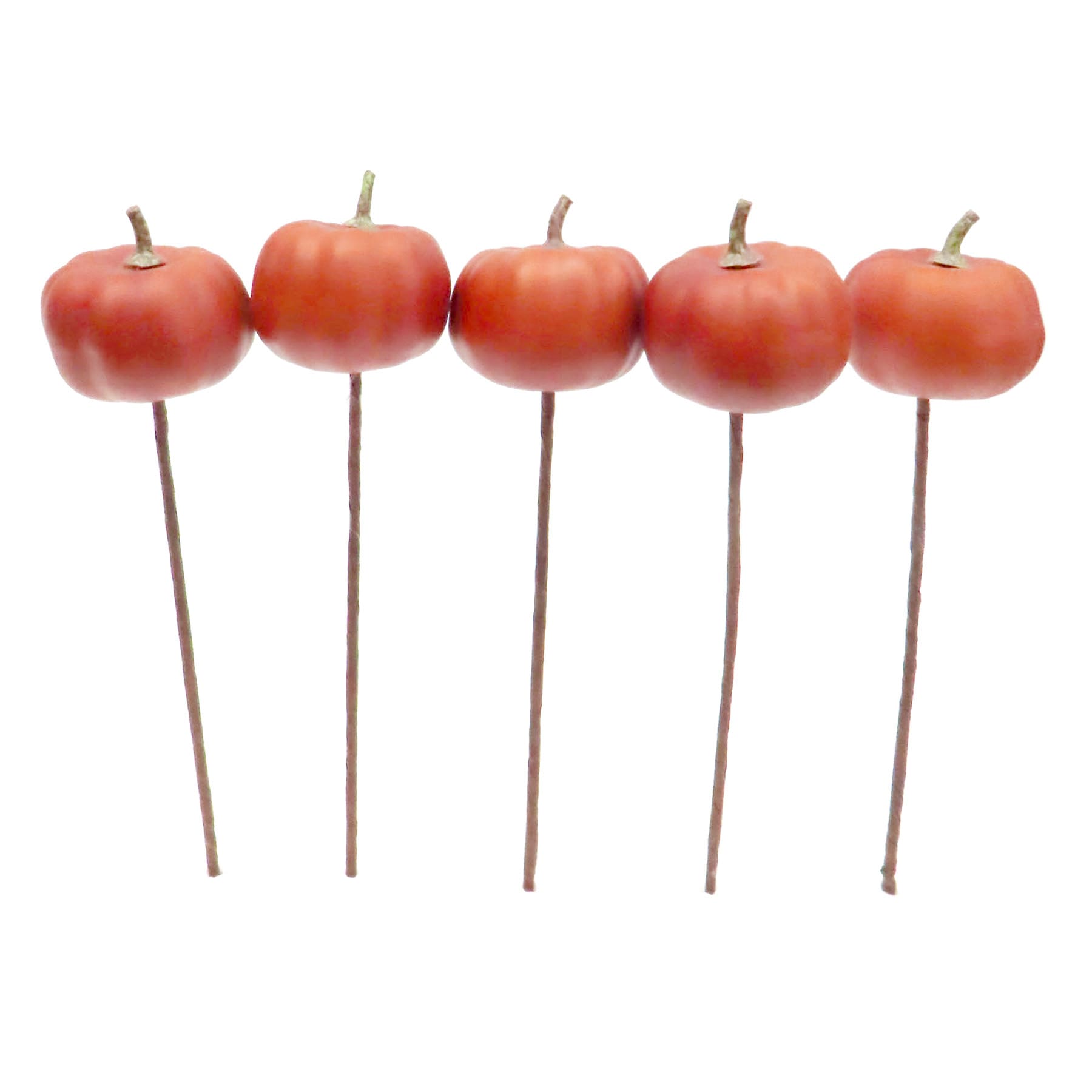 Set of 5 Pumpkin Picks, 11"