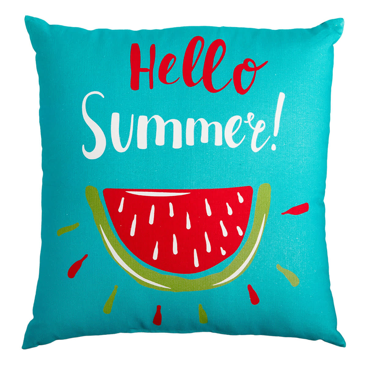 Hello Summer Outdoor Throw Pillow, 18"