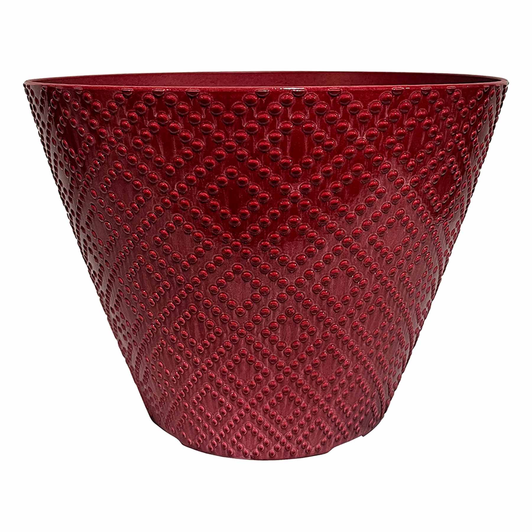 Libby Red Outdoor Planter, Medium