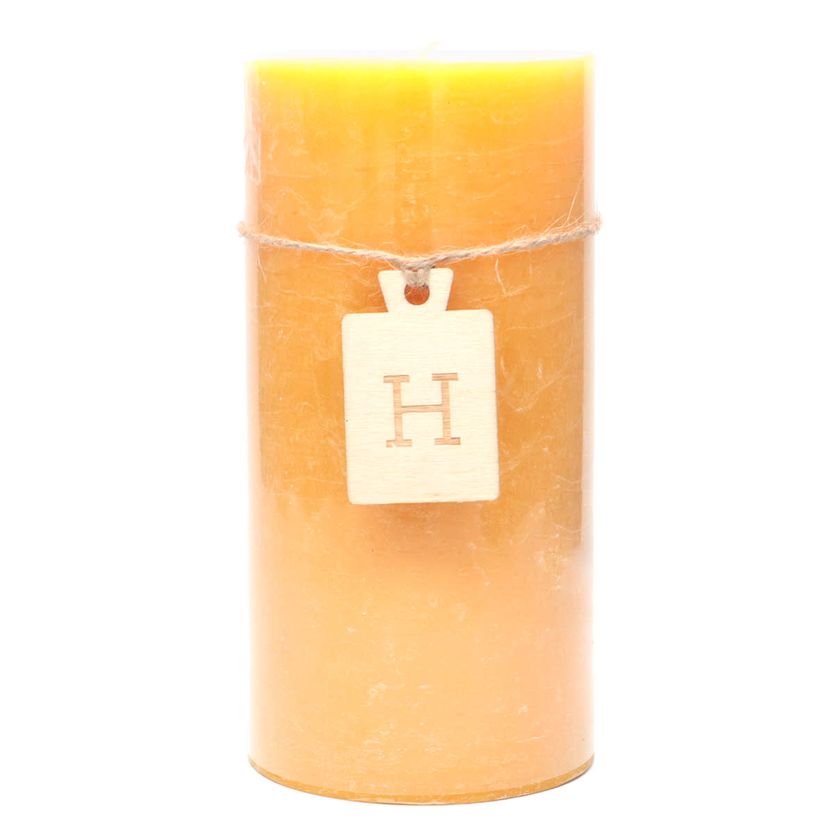 Yellow Pillar Candle, 3x6