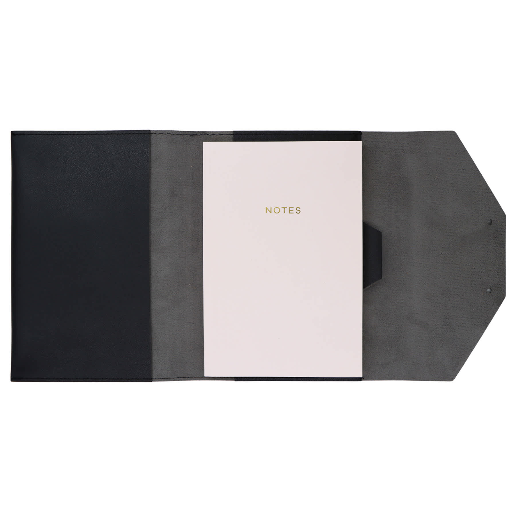 Black Faux Leather Journal