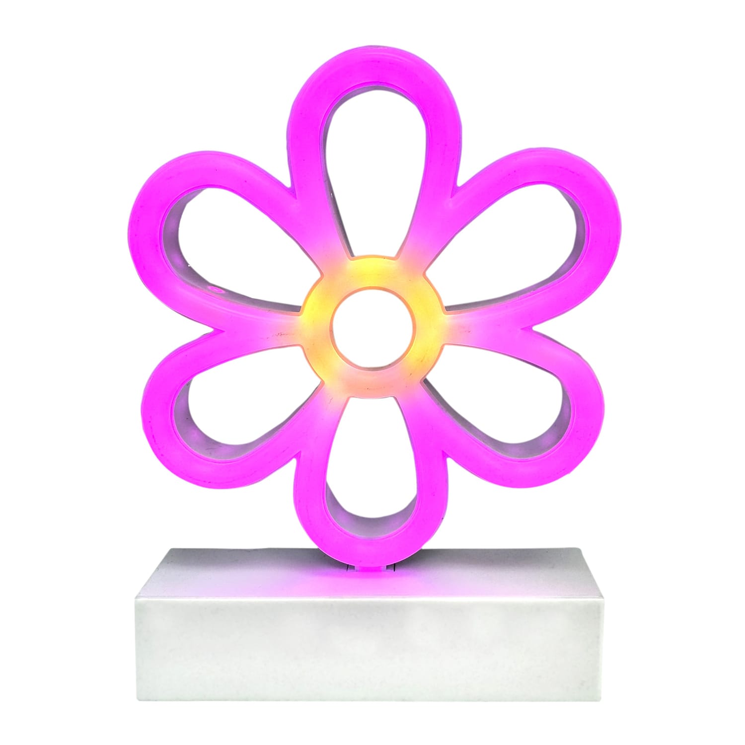 Neon Flower Stand, 10"