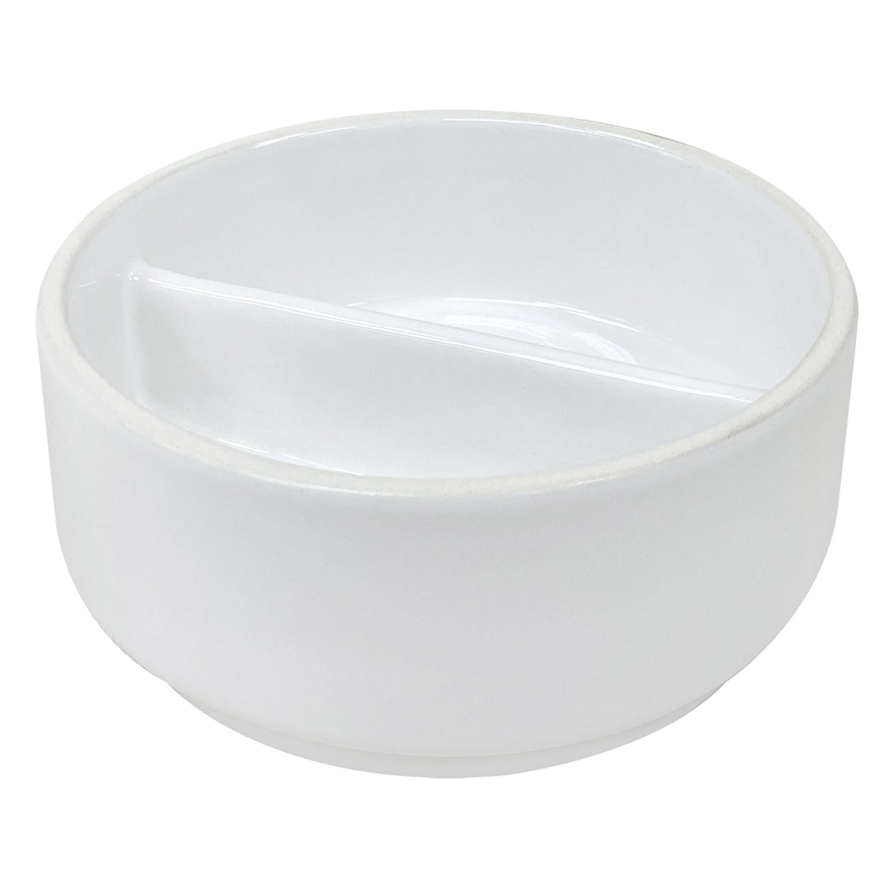 White Ceramic Trinket Tray, 4.5x3.8