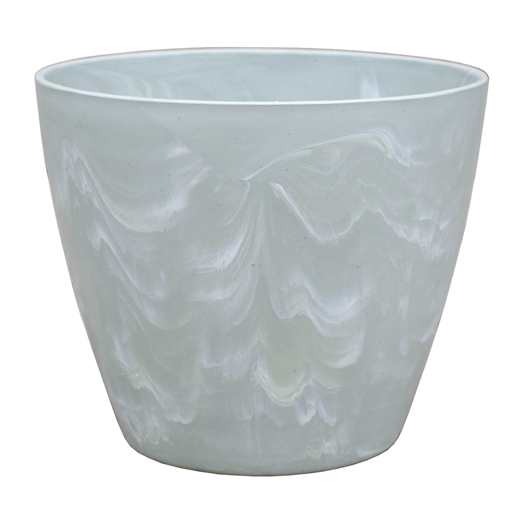 Light Grey Egg Shaped Outdoor Planter, Small