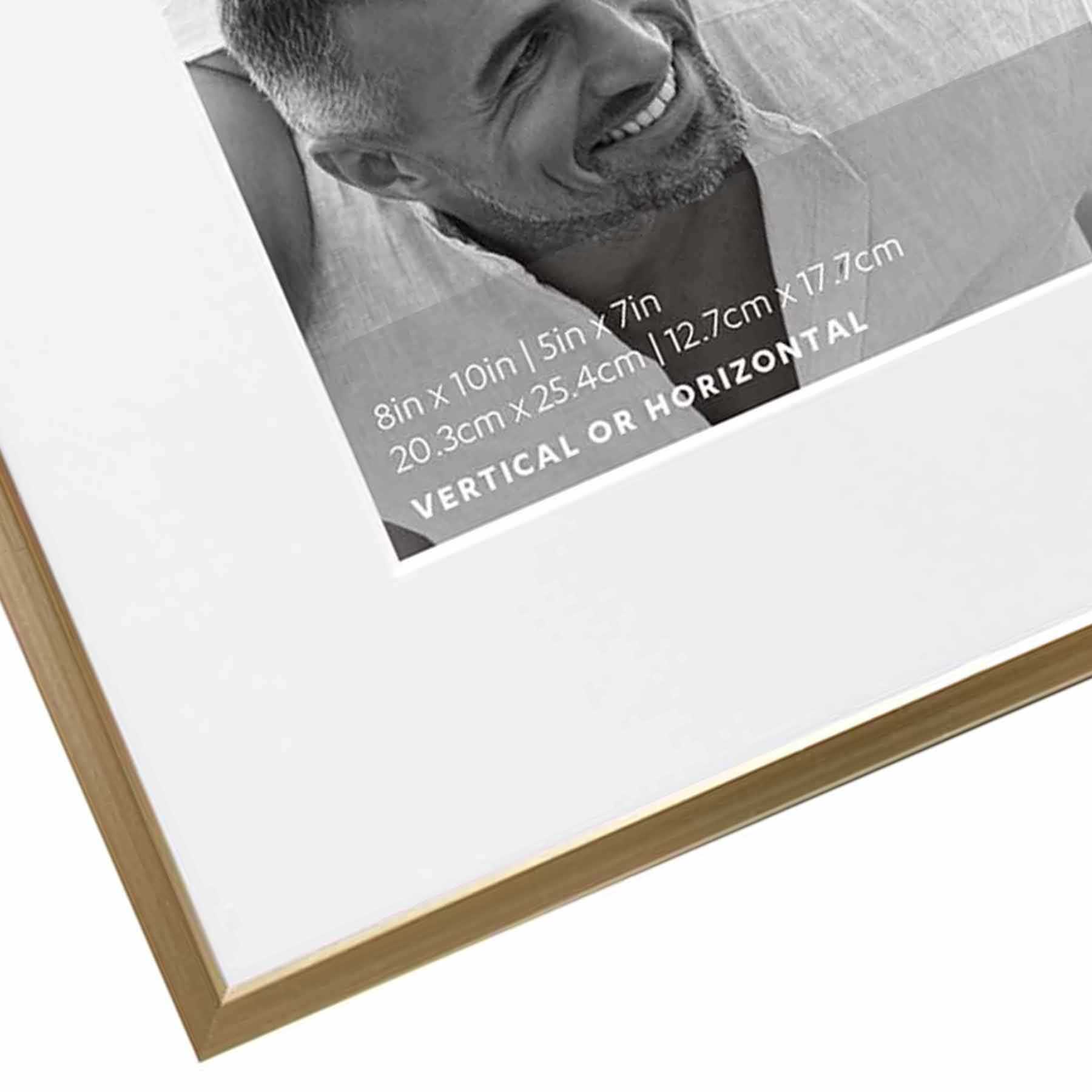 8X10 Champagne Aluminum Photo Frame