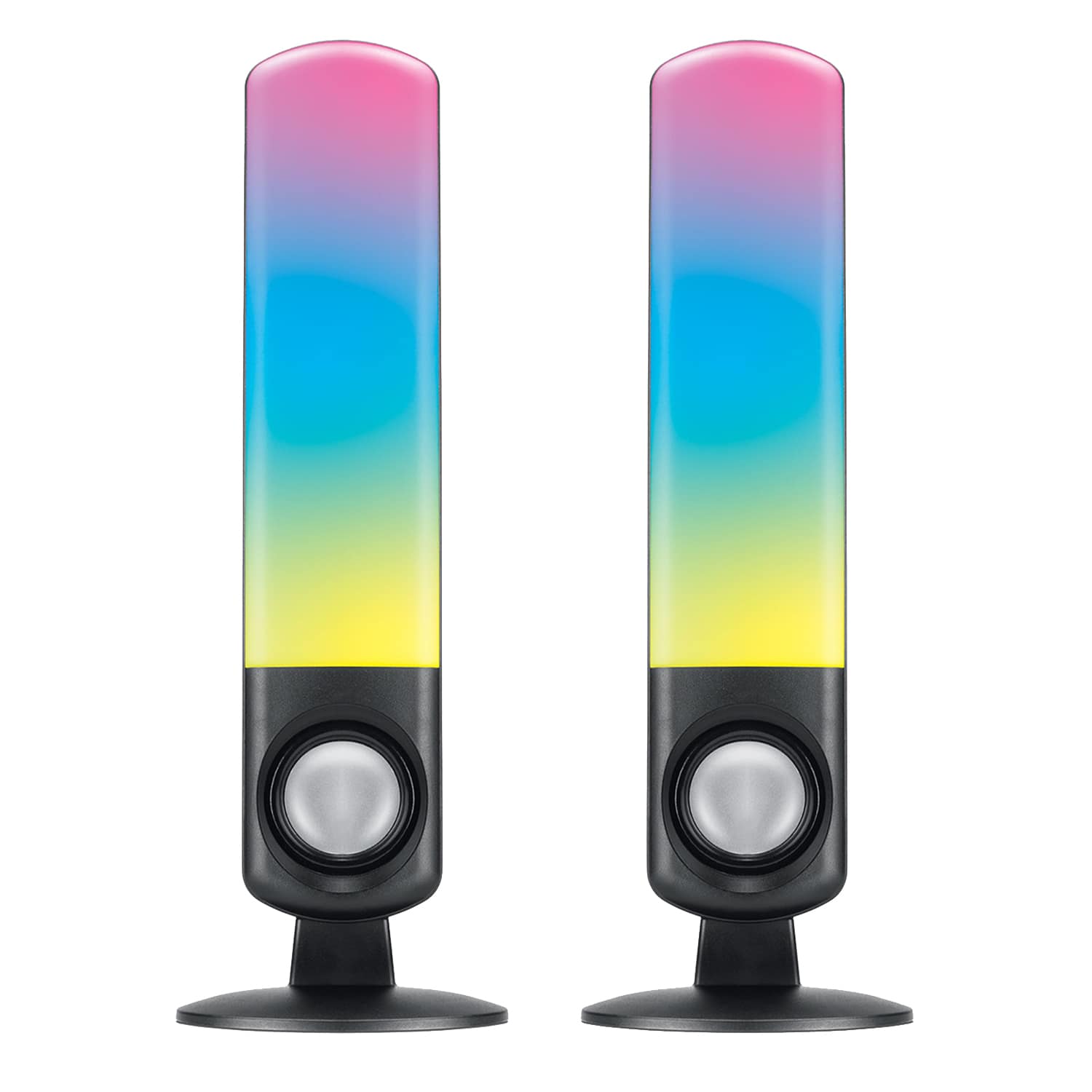 Multi-Color USB Speakers, 12"