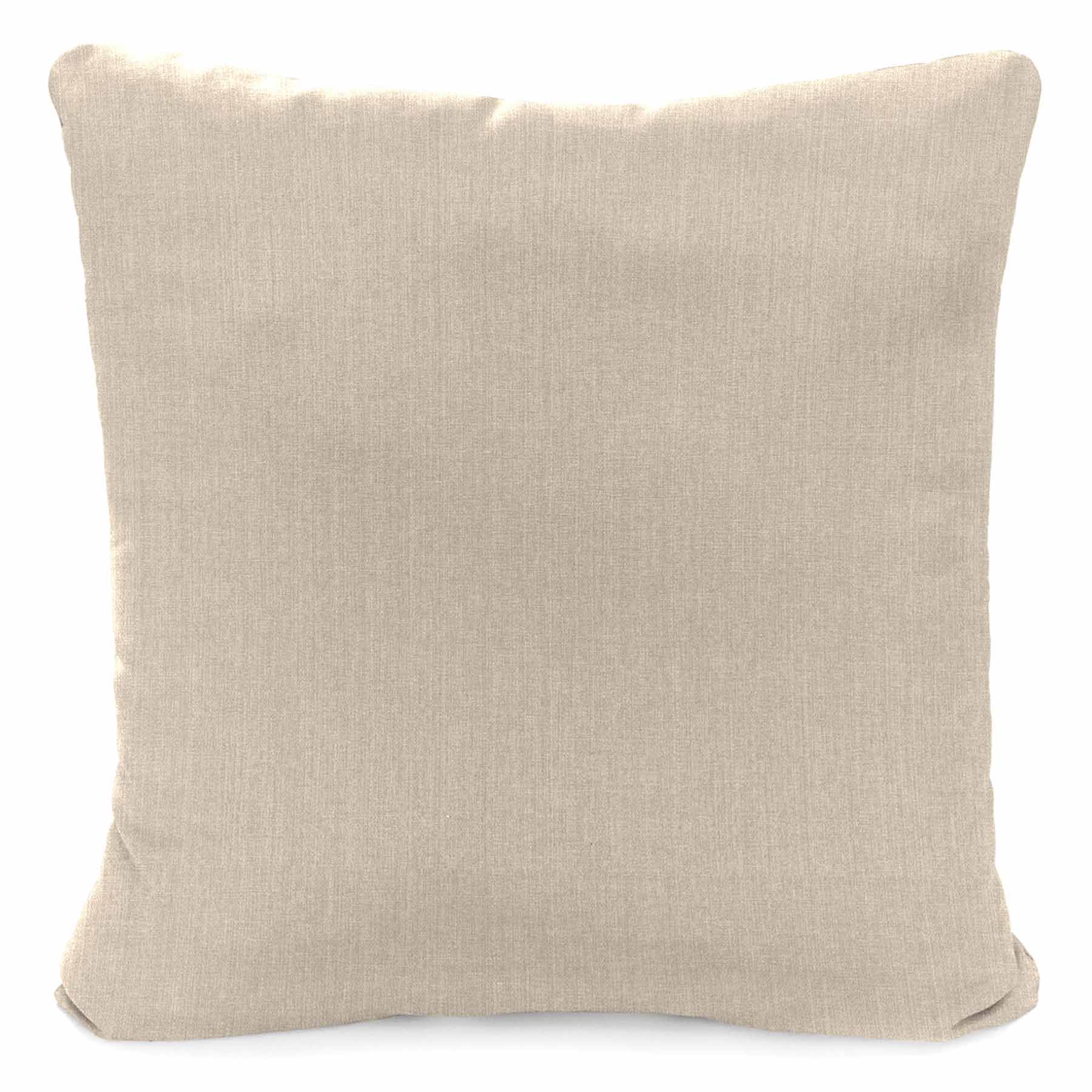 Tahiti Beige Oversized Square Outdoor Throw Pillow, 20"