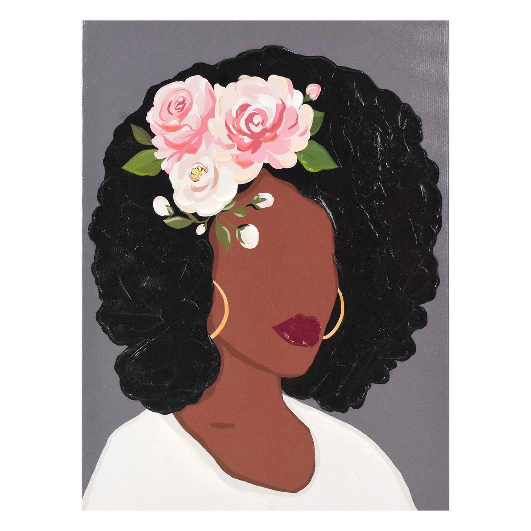 Portrait 1 Canvas Wall Art, 12x16