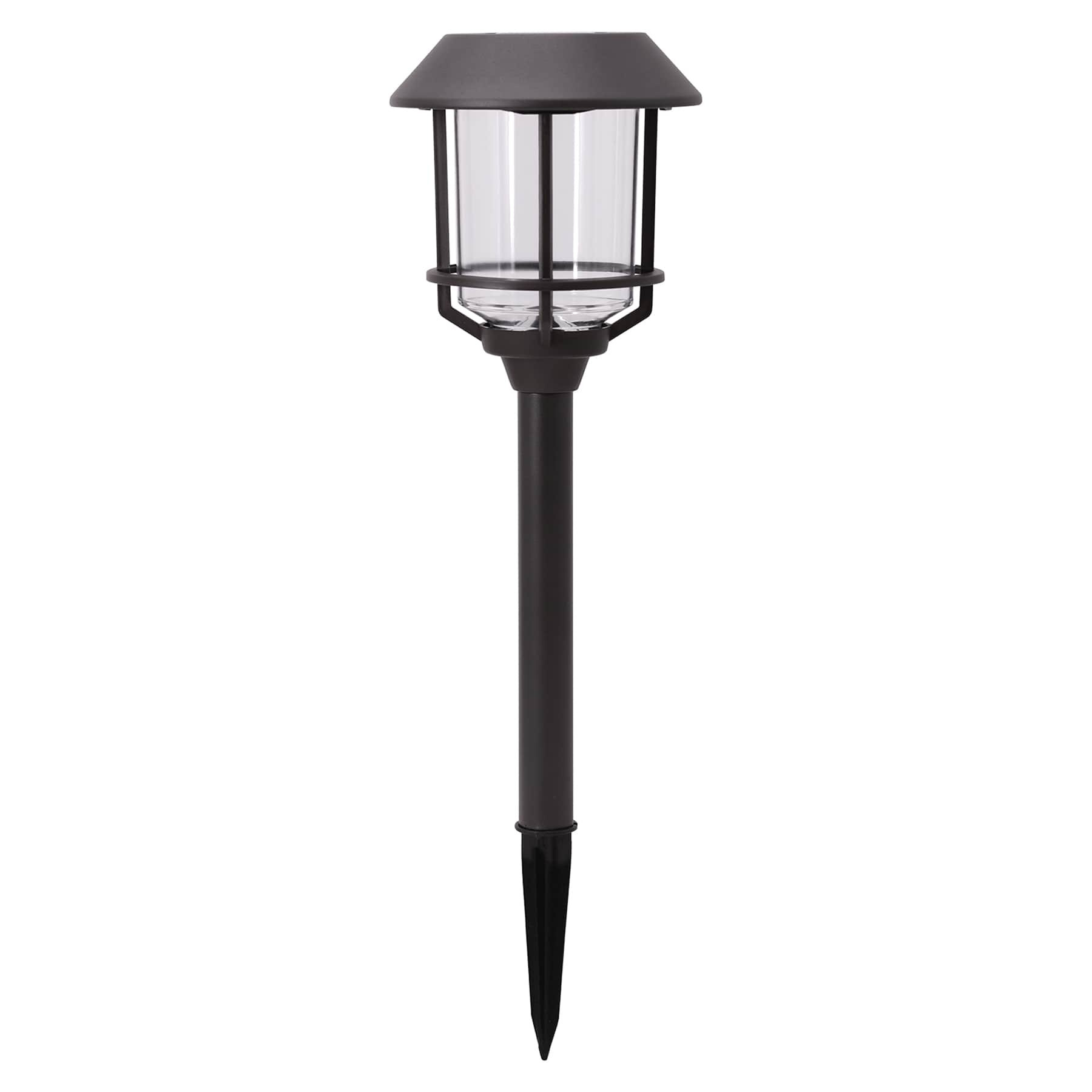 6-Pack 8-Lumen Solar Oil Rubbed Bronze Caged Pathway Lights