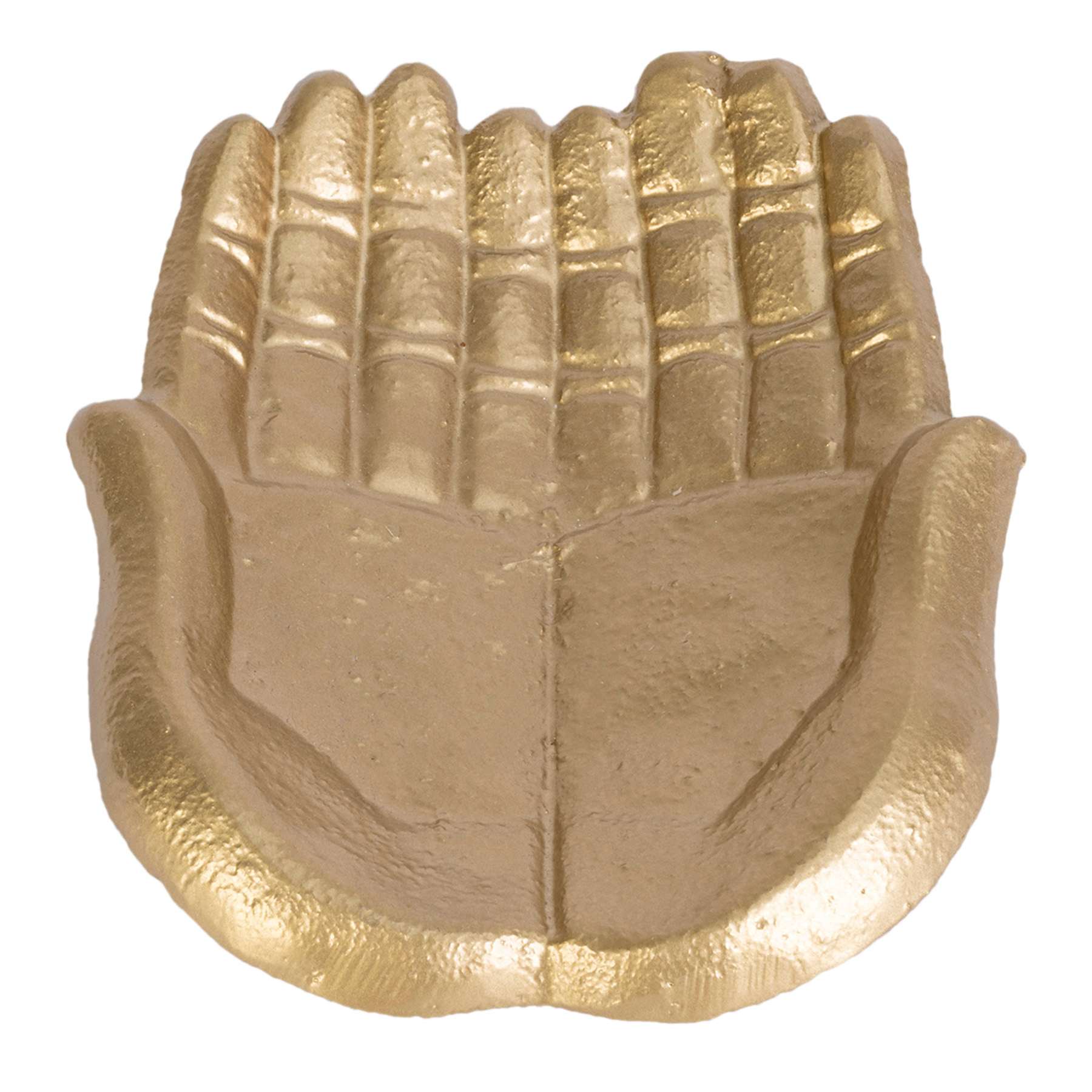 Found & Fable Gold Open Palms Trinket Tray