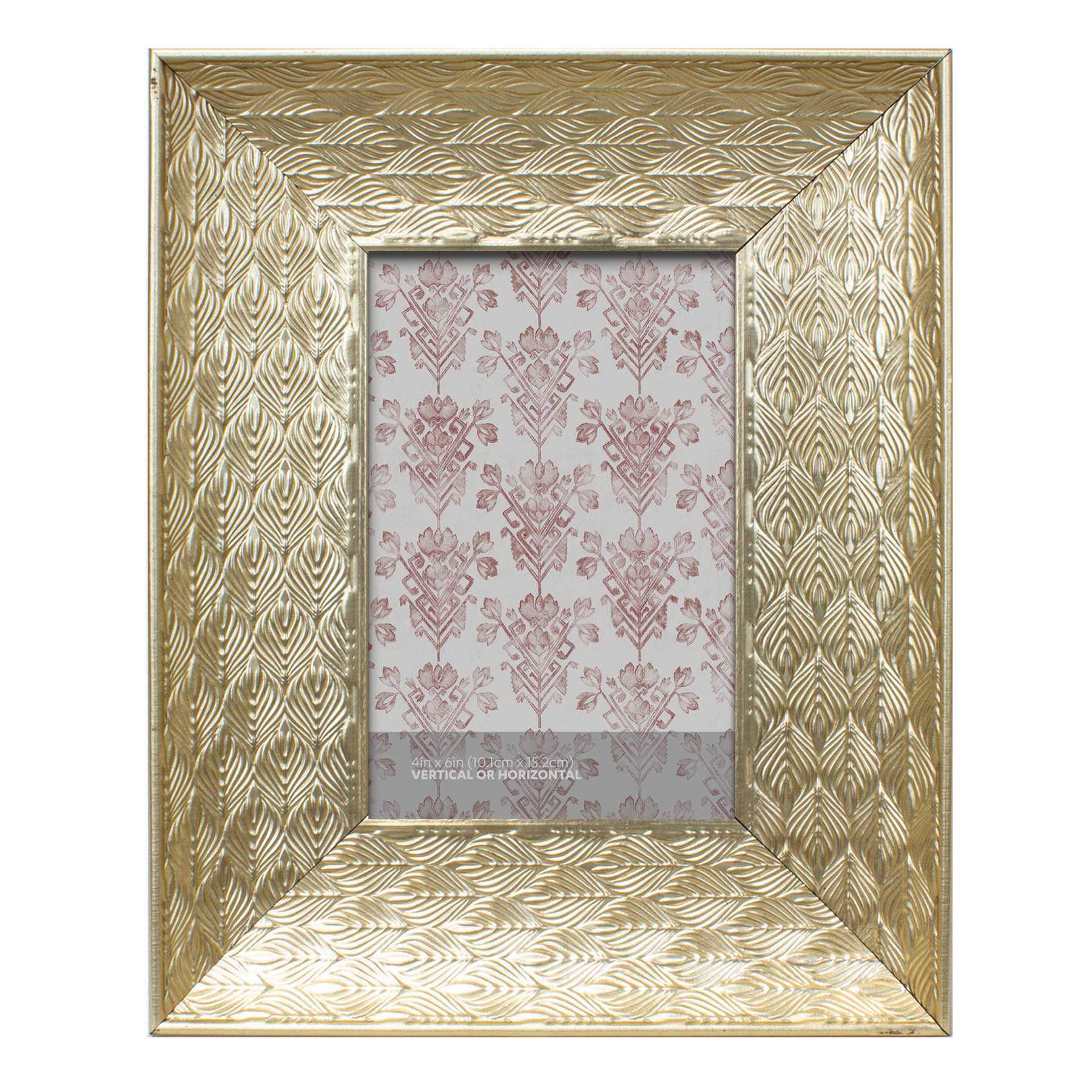 Crosby St. Metallic Gold Tabletop Picture Frame, 4x6