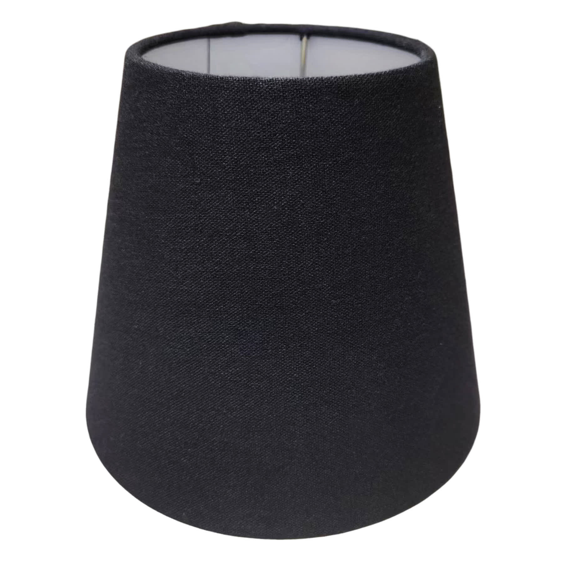 Black Tapered Extra Small Table Drum Shade, 5x8x7