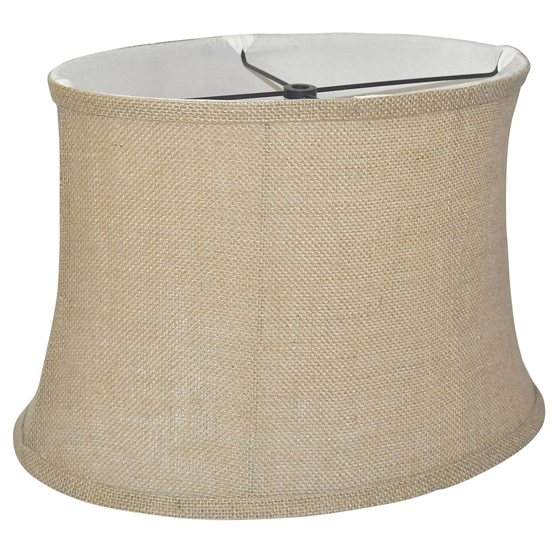 Natural Burlap Medium Table Lamp Shade, 15x8x10