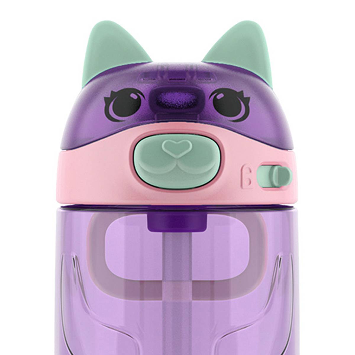 Ellie Cat Tritan Kids Water Bottle, 16oz