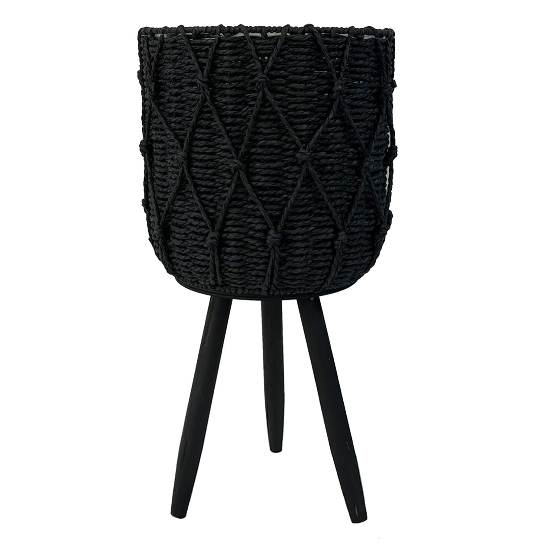 Alessa Black Plant Stand, Large