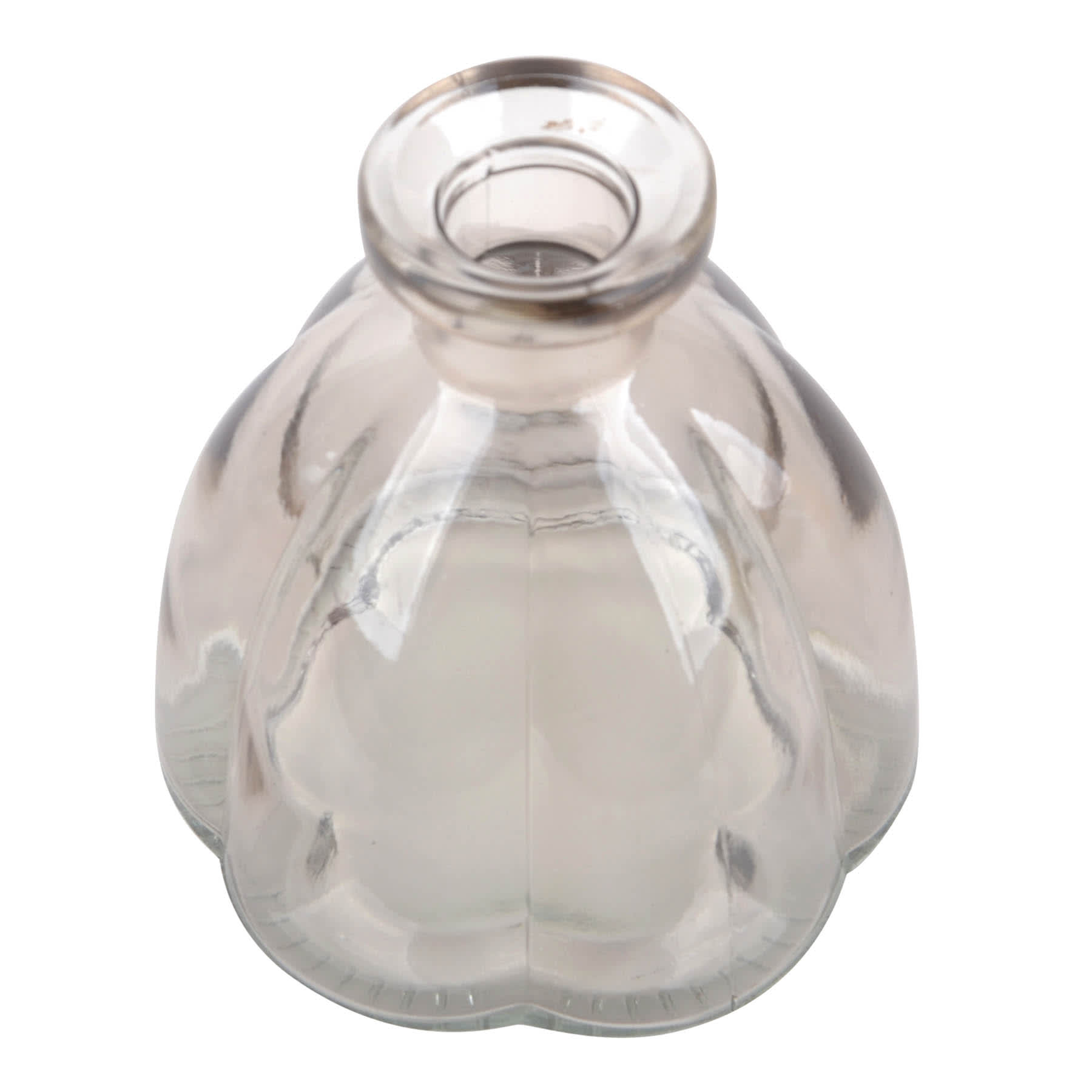 Brown Glass Bud Vase, 4"