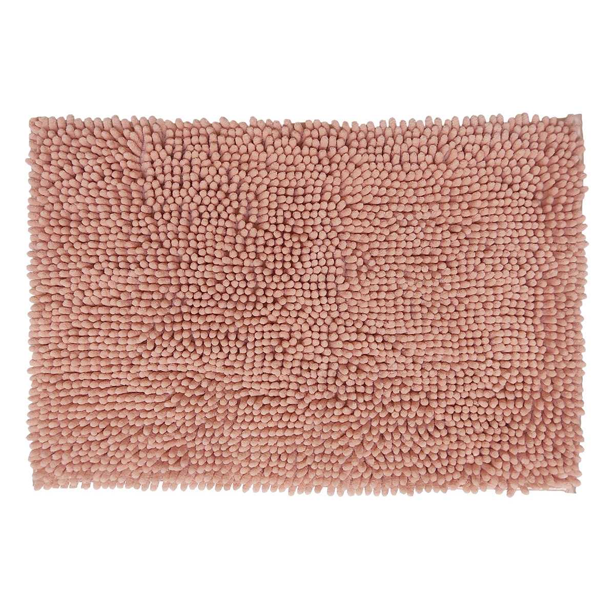 Tiny Dreamers Treats & Tiaras Pink Noodle Bath Rug, 17x24
