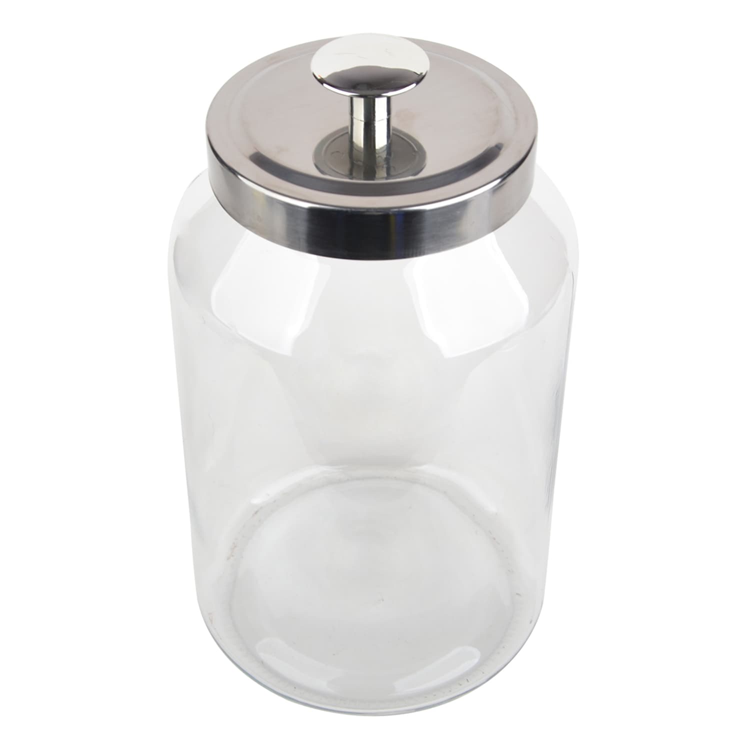 Glass Canister with Metal Lid, 135oz