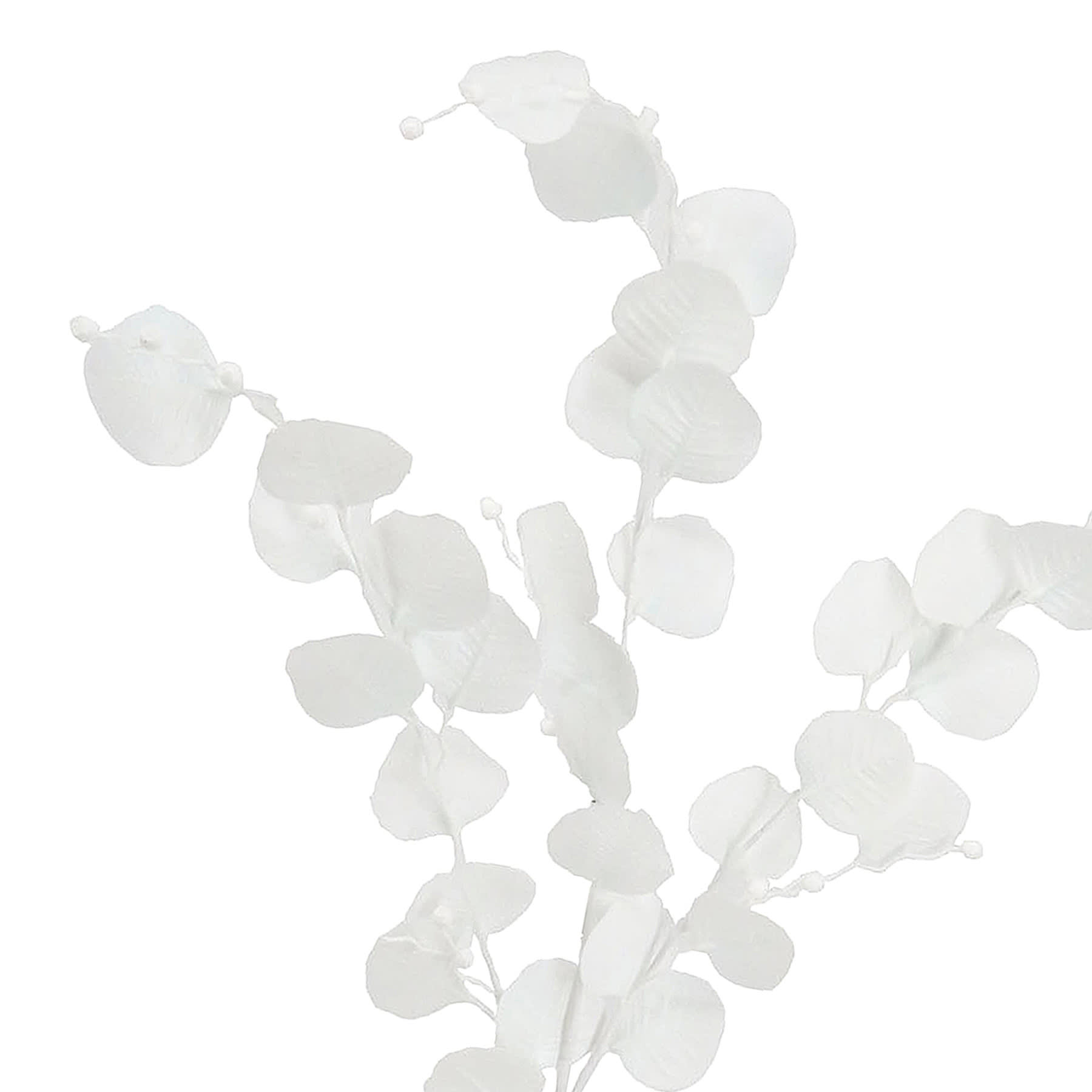 White Metallic Eucalyptus Spray, 31"