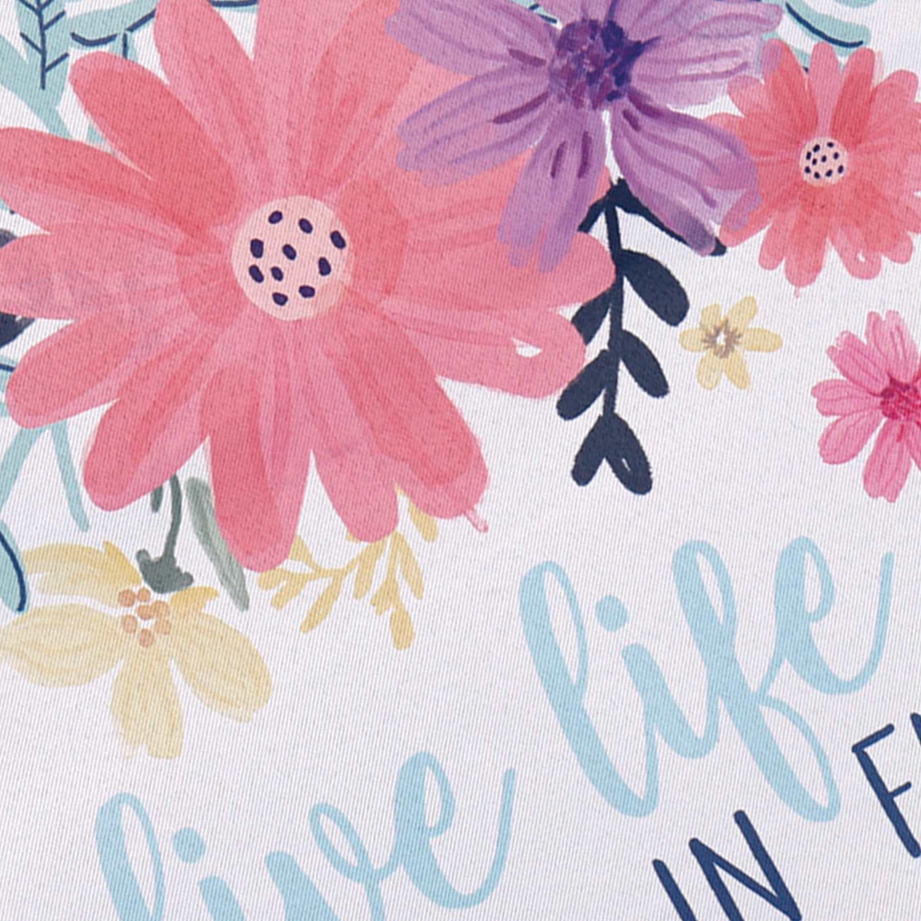 Live Life In Full Bloom Garden Flag, 18"