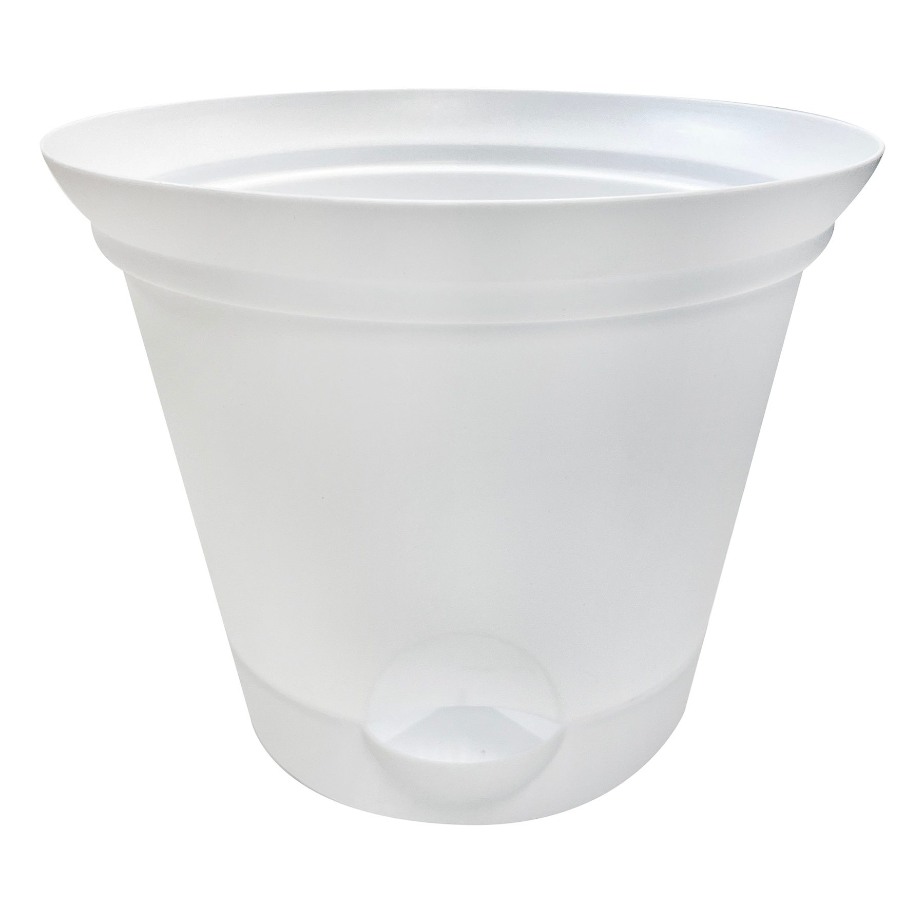 White Flare Outdoor Planter, Small