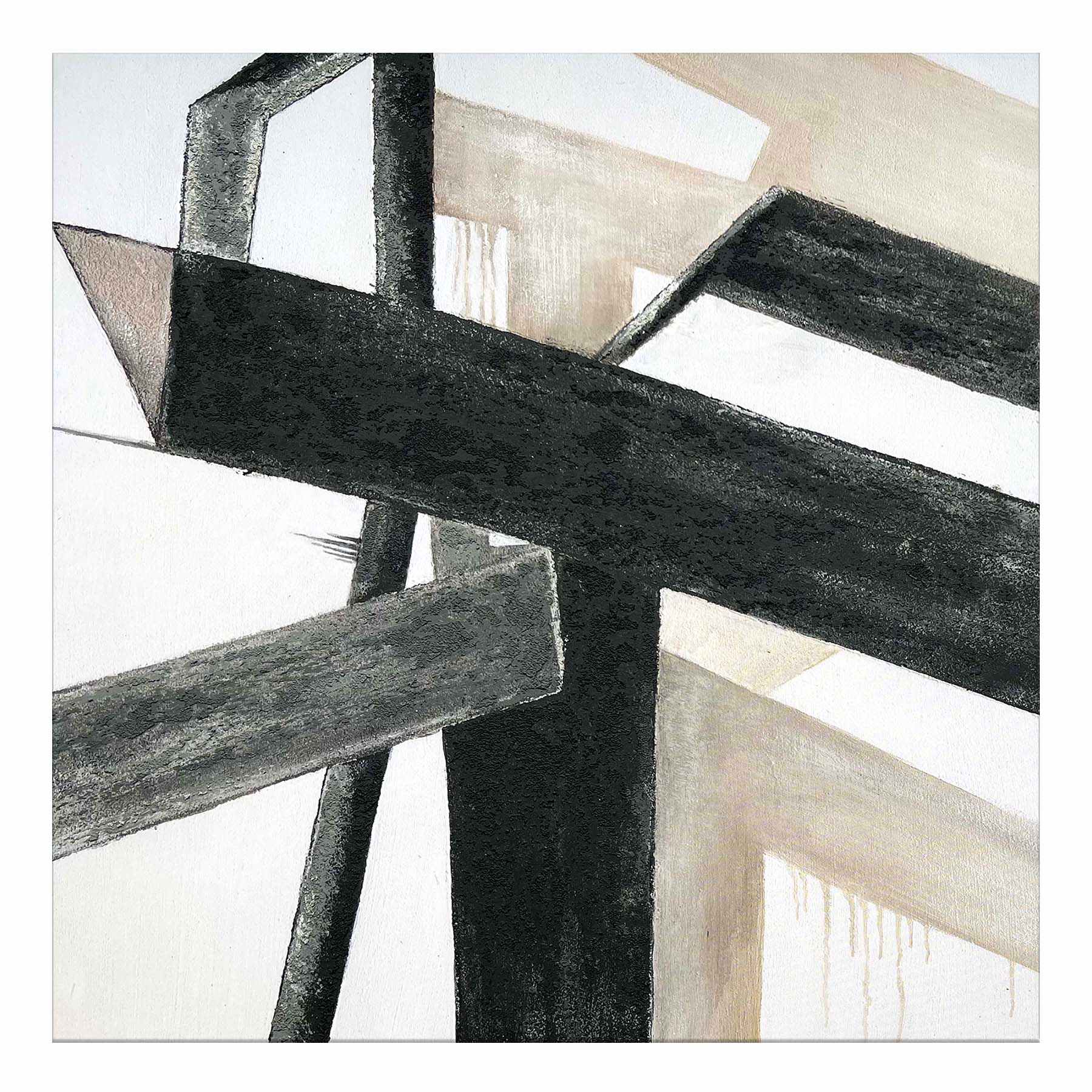 Crosby St. Abstract Canvas Wall Art, 40"