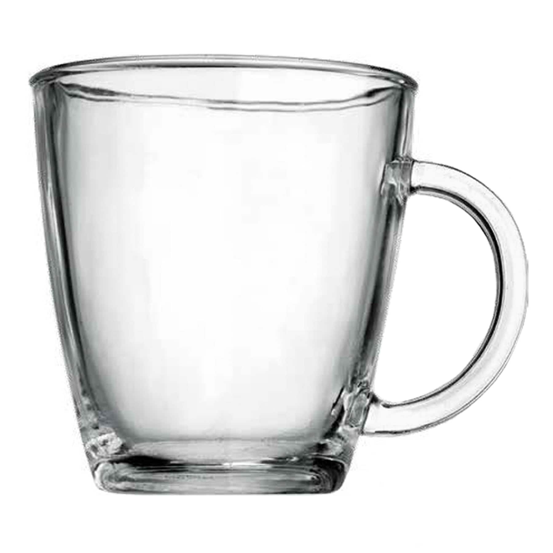 Set of 4 Barista Coffee Mugs, 12oz