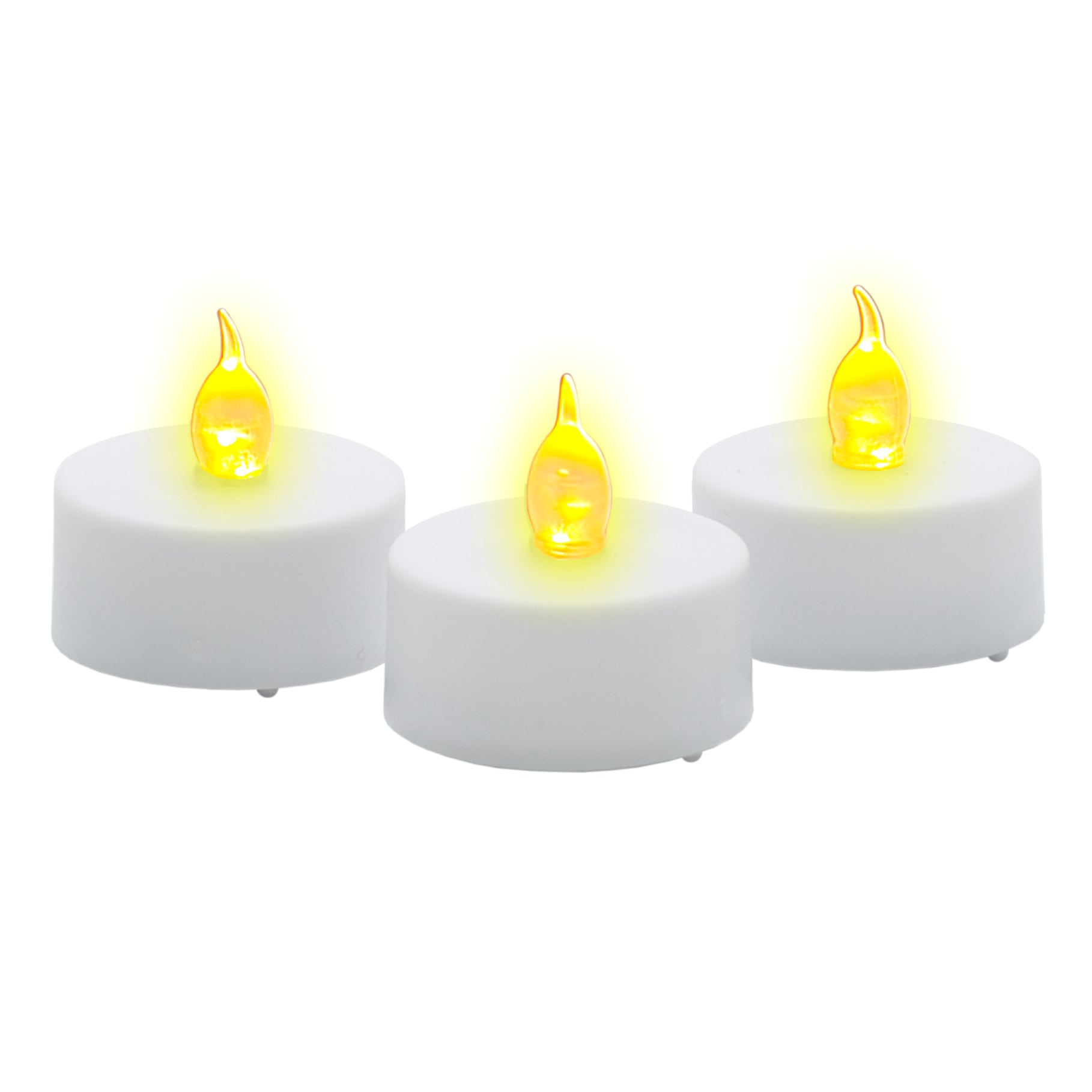 3-Pack White LED Tealight Candles