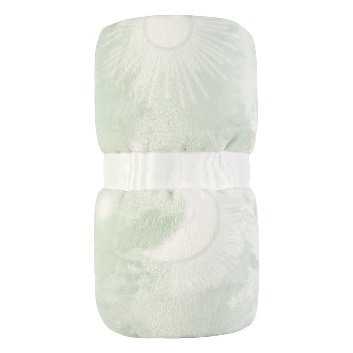 Green Celestial Micro Plush Throw Blanket, 50x60
