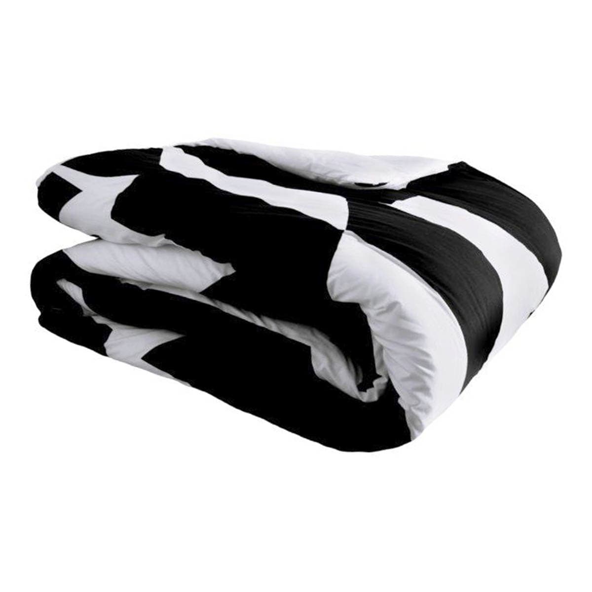 Crosby St. 3-Piece Black & White Printed Geo Comforter Set, Full/Queen