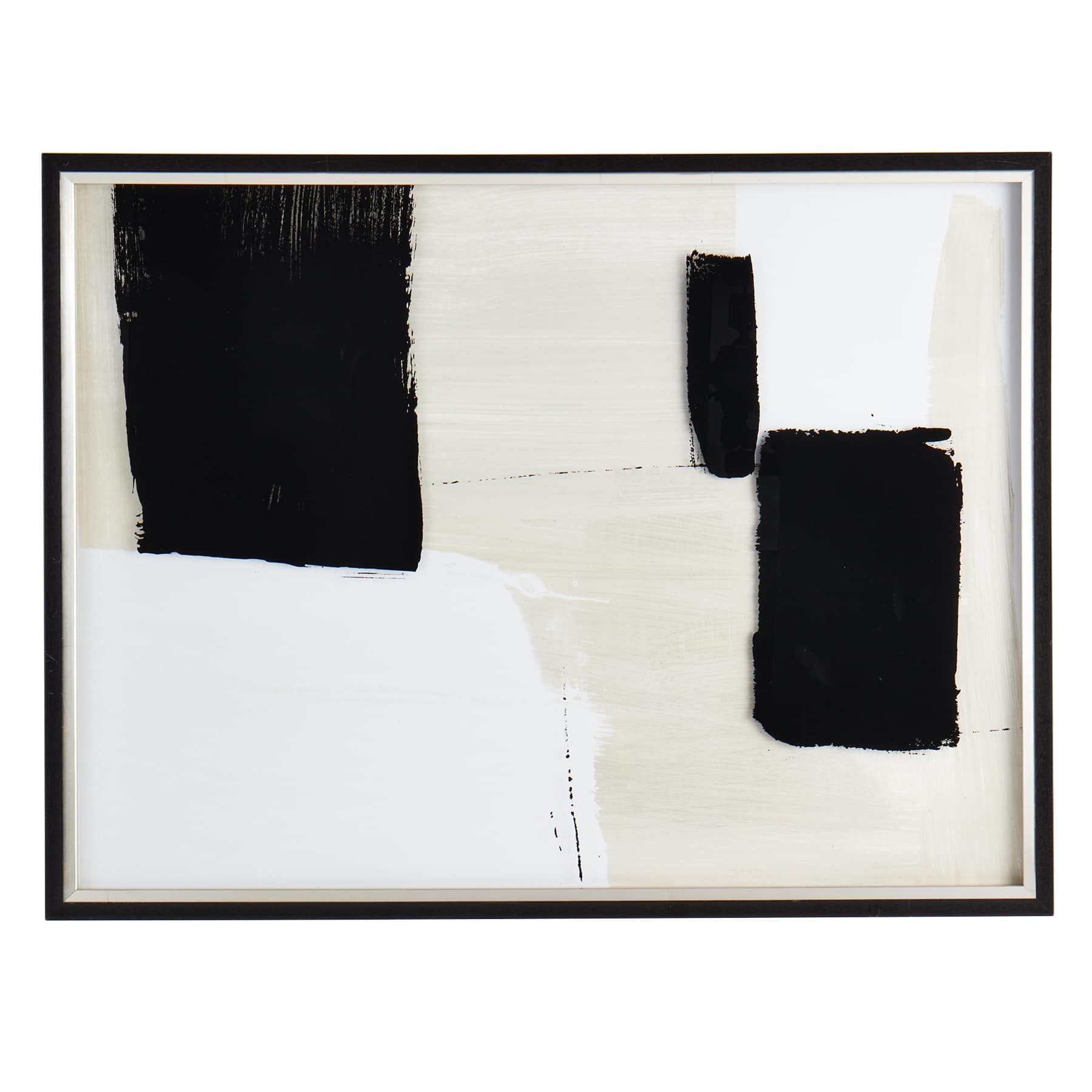 Crosby St. Framed Abstract Canvas Wall Art, 42x32