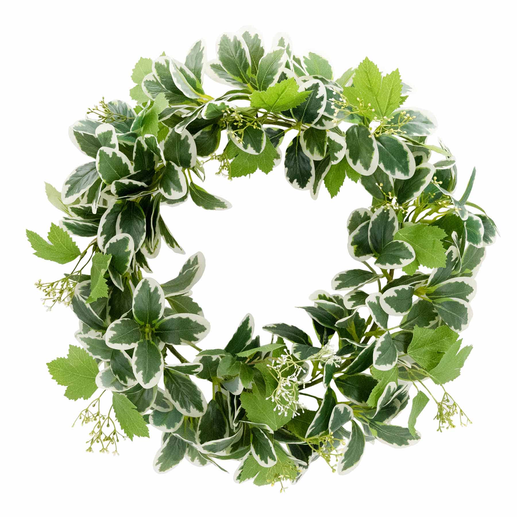 Mixed Leaves Wreath, 24"