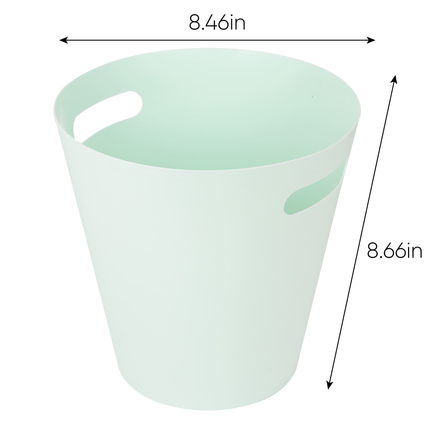 Mint Round Wastebasket, 5l