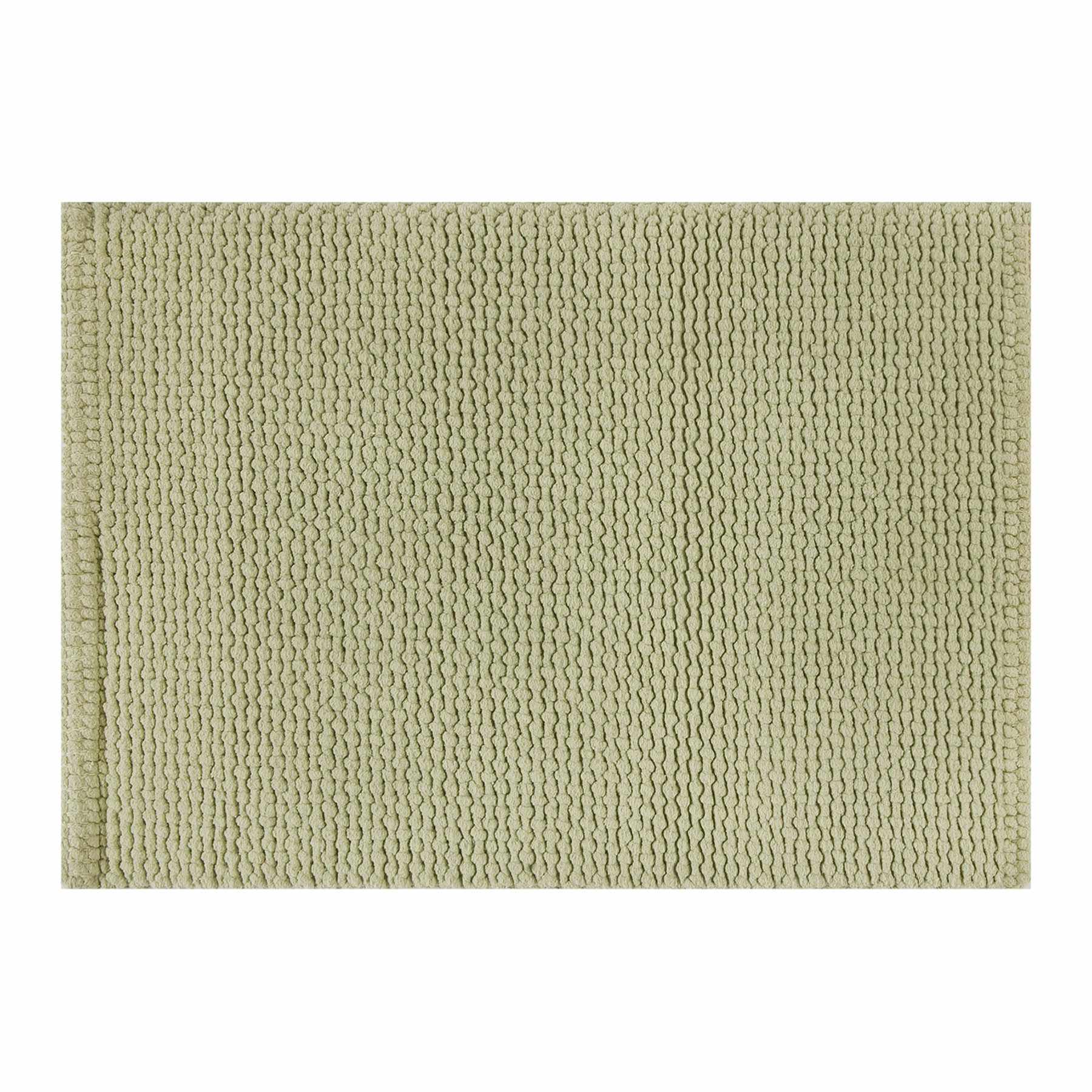 Honeybloom Sage Braided Cotton Bath Rug, 17x24