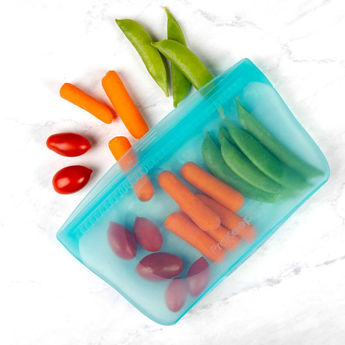 Progressive Teal Silicone Prokeeper Bag, 1.5c