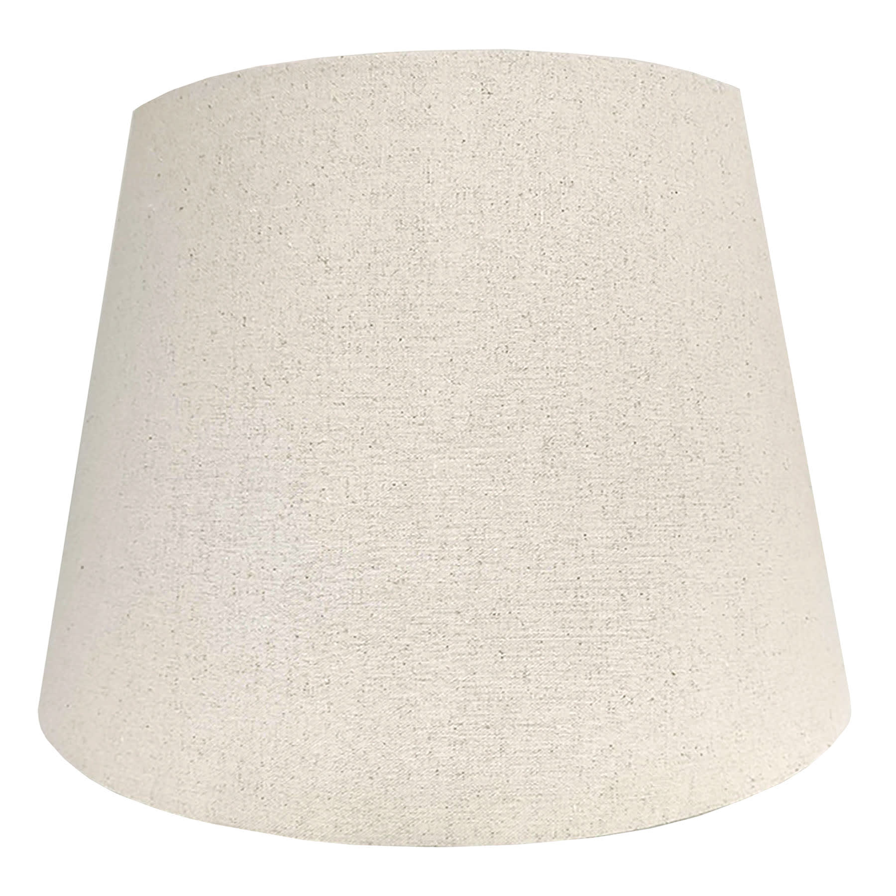 Oatmeal Tapered Drum Large Table Lamp Shade, 13x17x12
