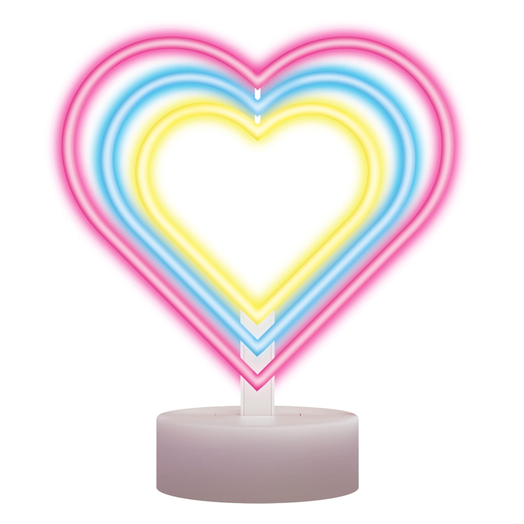 Multicolor Heart LED Stand