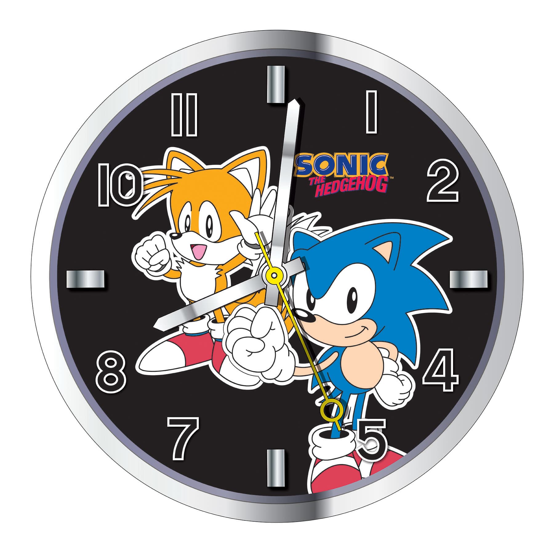 Sonic Tails Round Wall Clock, 10"