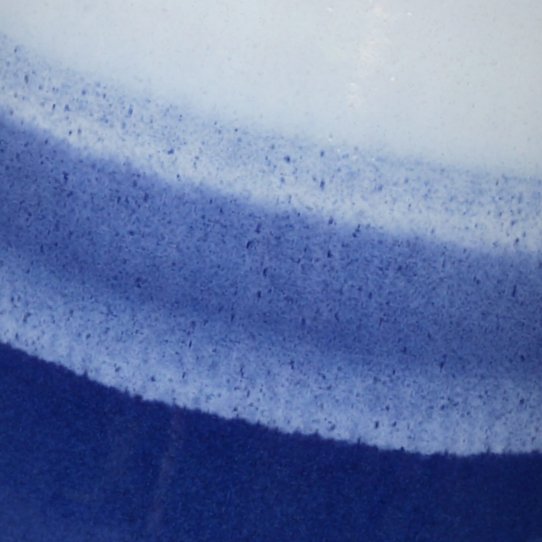 Blue Top Reactive Glaze Outdoor Planter, Small
