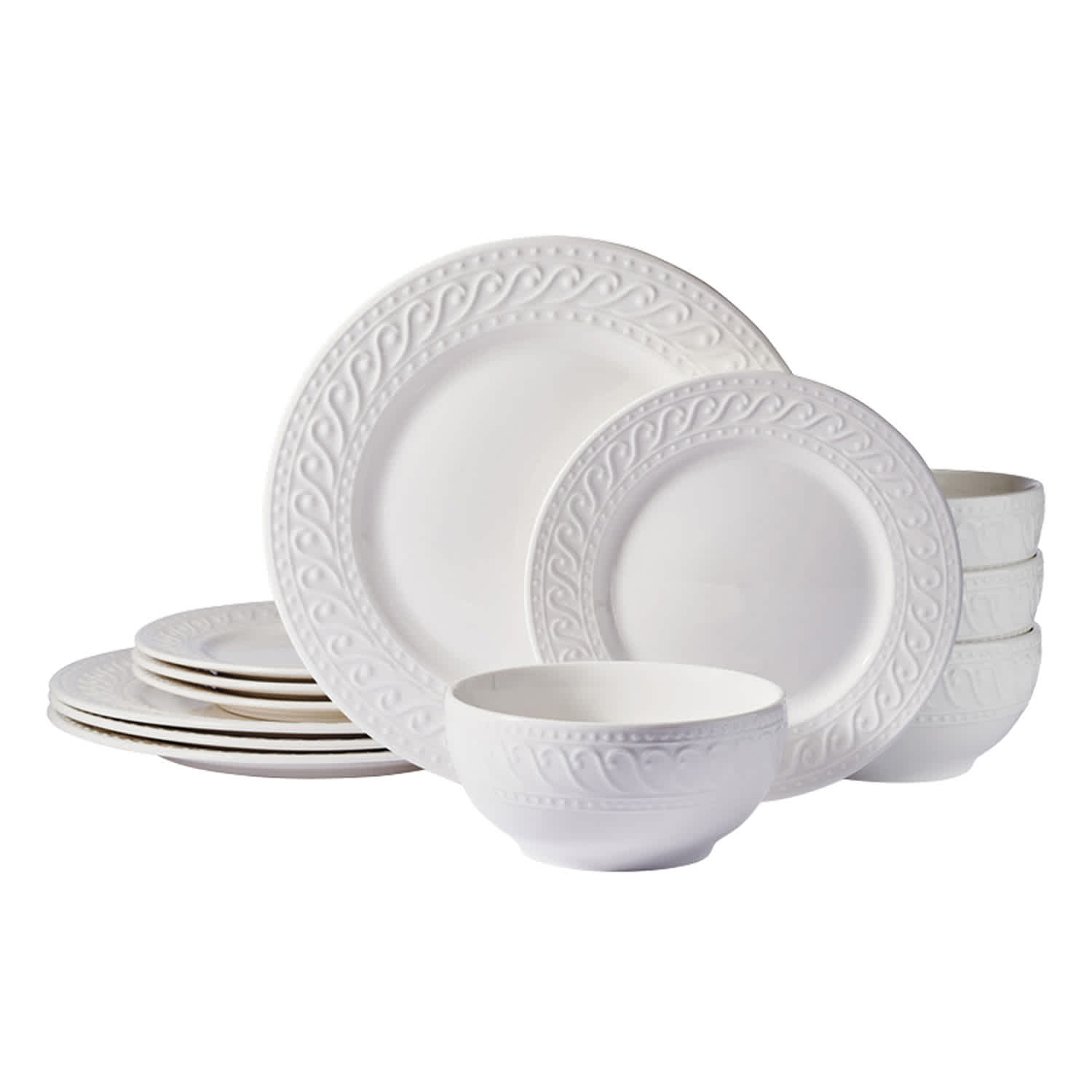 Pfaltzgraff 12-Piece Sylvia Dinnerware Set