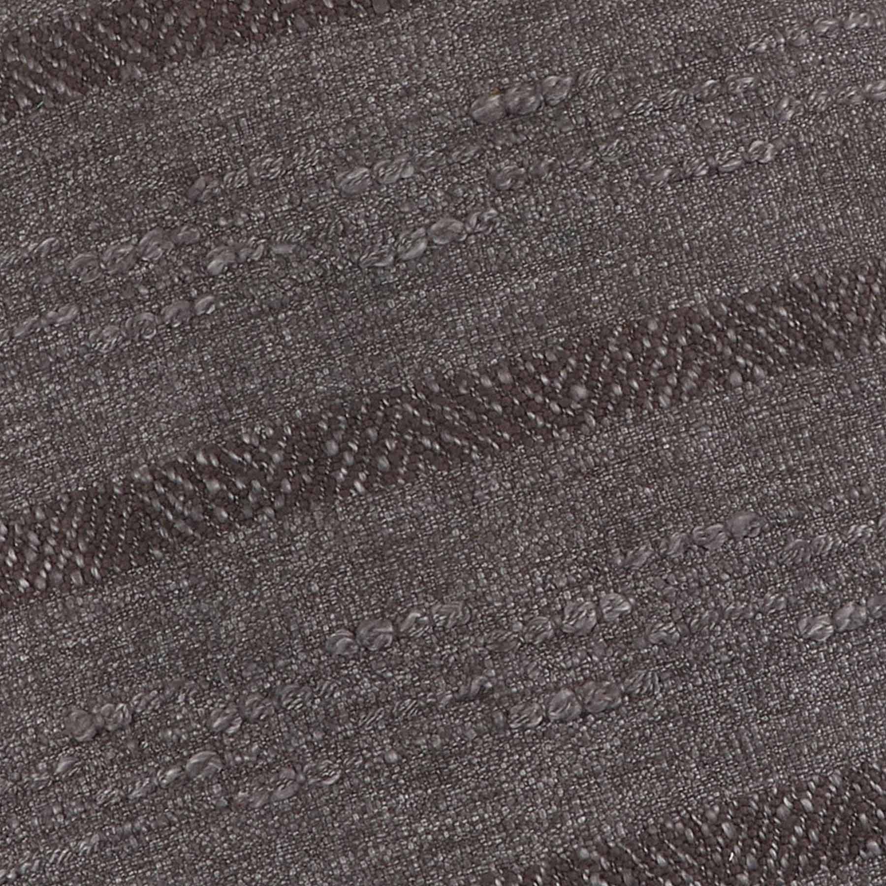 2-Pack Dark Grey Textured Woven Throw Pillow, 24"