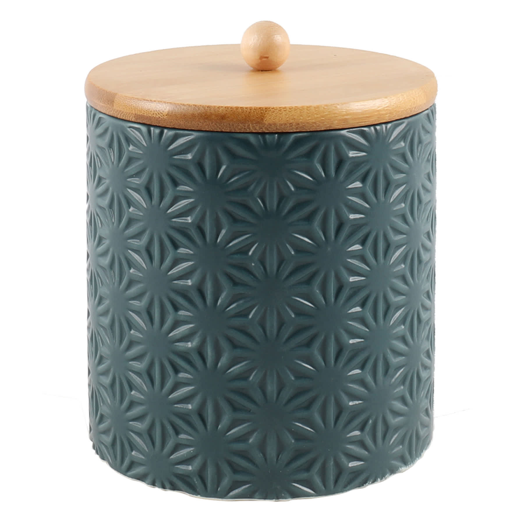 Tracey Boyd Floral Design Ceramic Canister, 5"