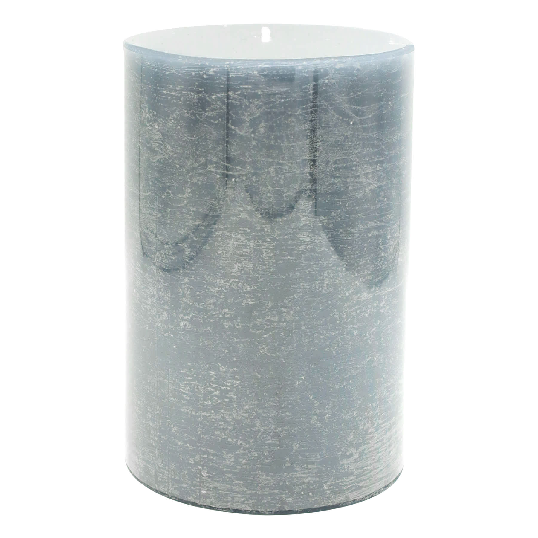 Blue Unscented Pillar Candle, 4x6