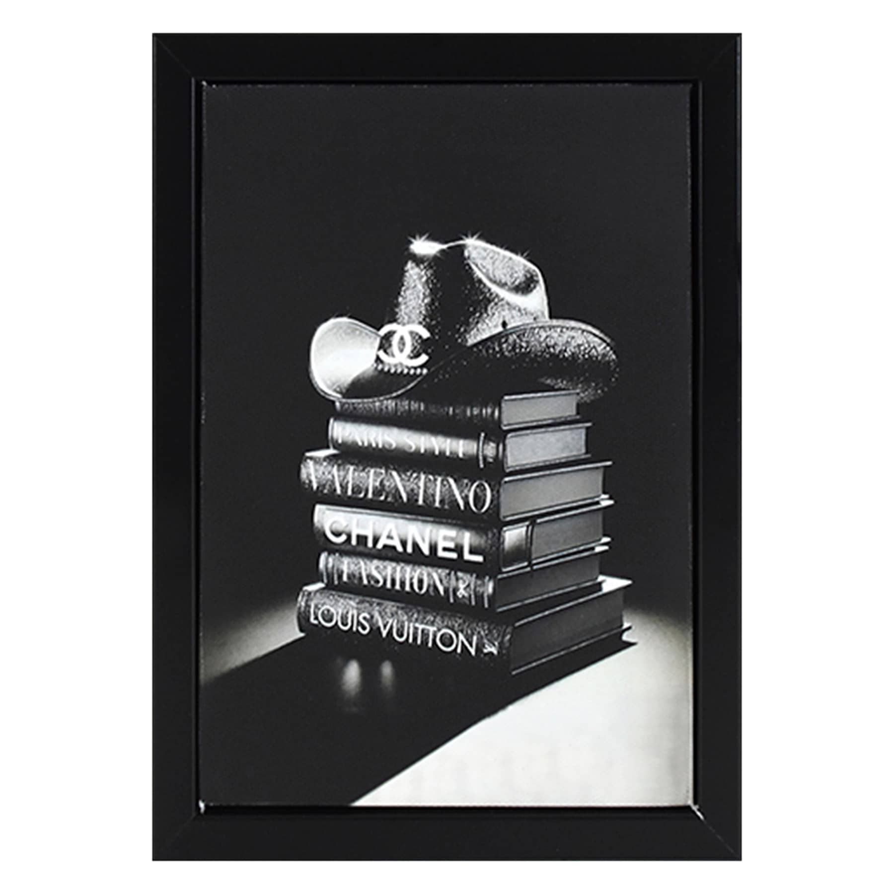 Glam Cowgirl I Framed Canvas Wall Art, 6x8