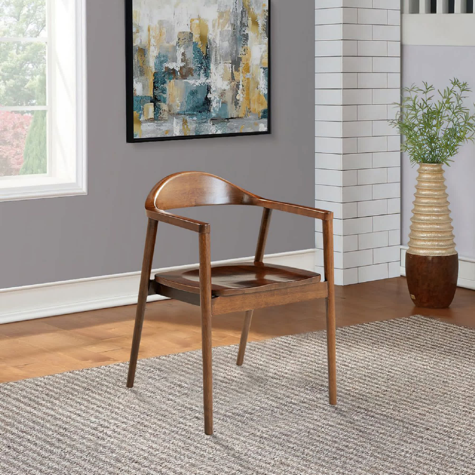 Crosby St. Bishop Dining Chair, Brown