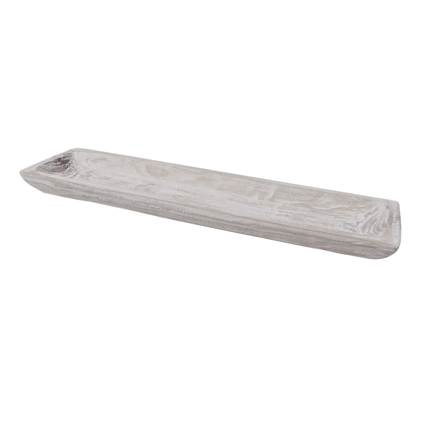Ty Pennington Bleached Wood Decorative Tray, 27.5"
