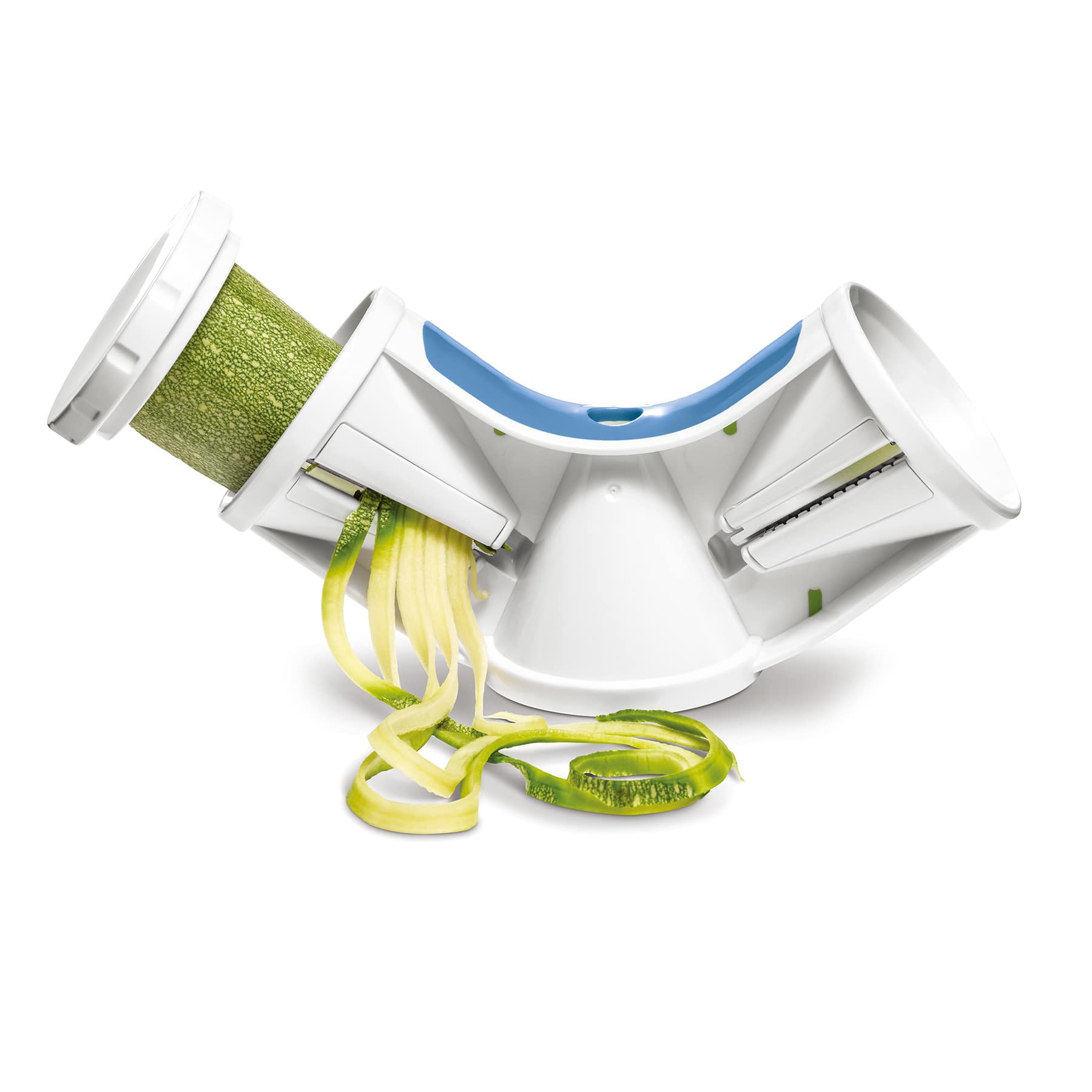 Handheld 3-Blade Spiralizer, Blue
