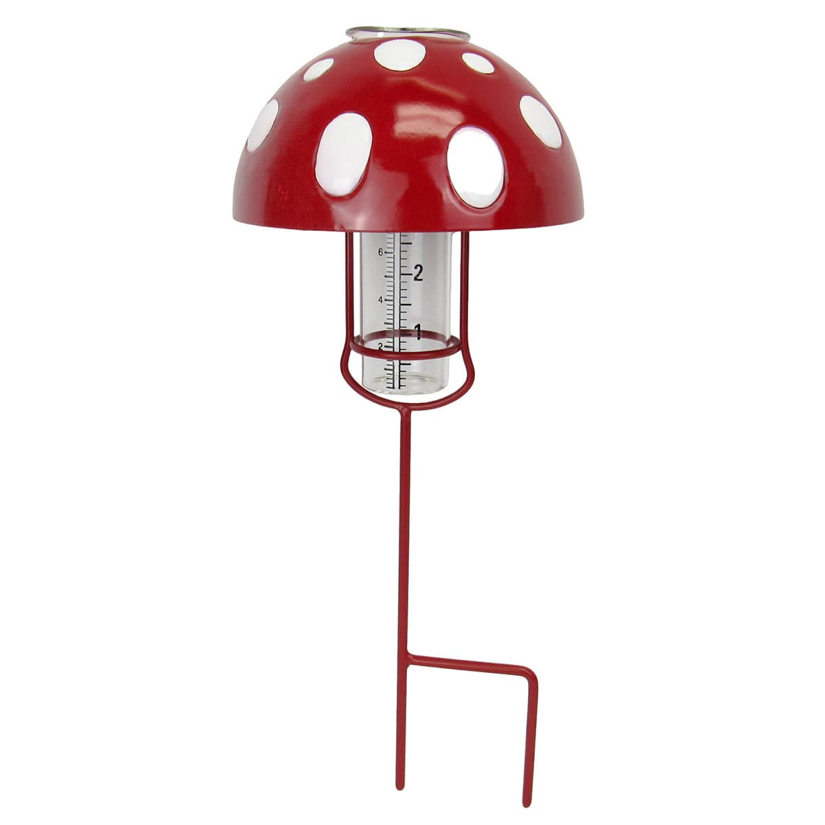 Sunny Club Mushroom Rain Guage, 14"