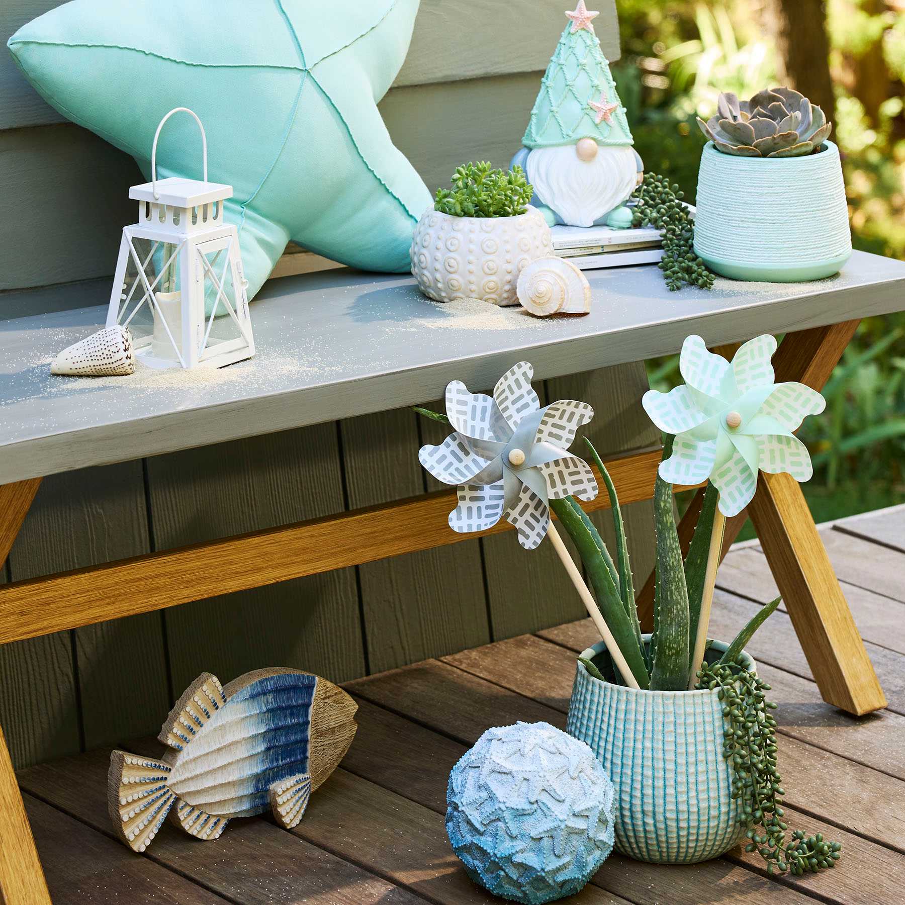 Ty Pennington Starfish Ball Outdoor Garden Decor, 6"