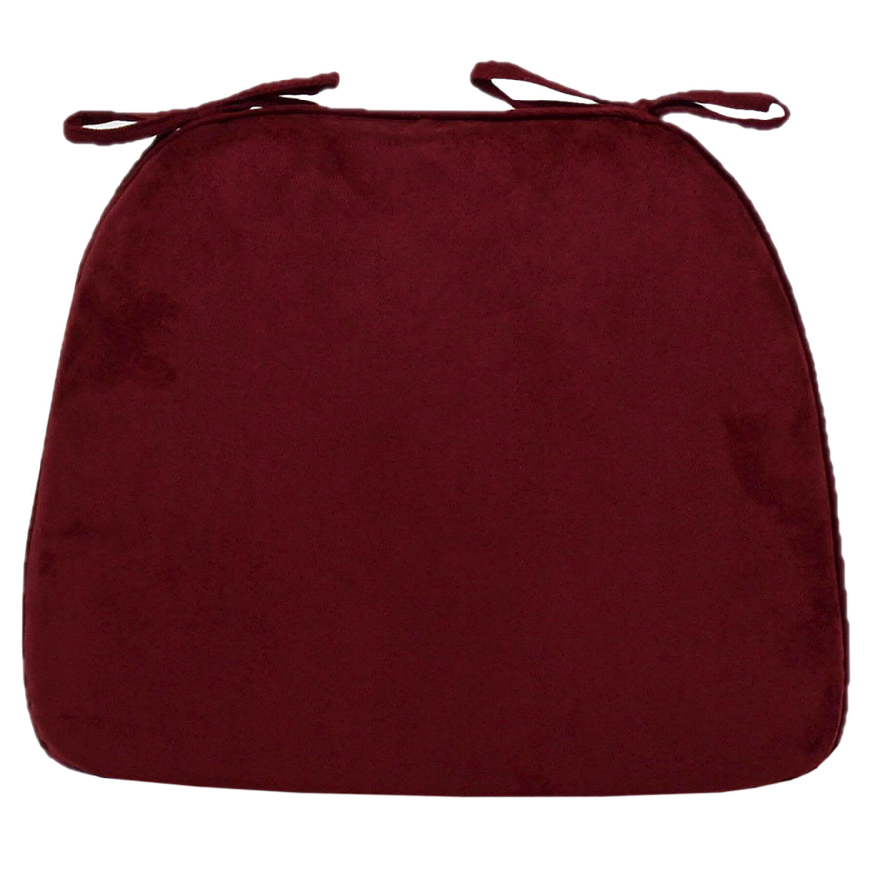 Alexander Burgundy Plush Foam Dining Chair Cushion